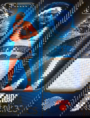 Mitchell Robinson 2024-25 Panini Silhouette NBA Relics Game Worn Patch #REL-MRN