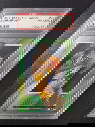 1996 Skybox E-X 2000 #30  KOBE BRYANT PSA8