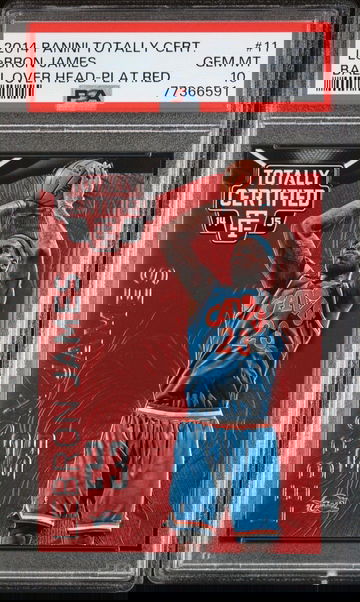 LeBron James 2014-15 Panini Totally Certified Platinum Red /279 PSA 10 Gem Mint