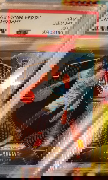 2019-20 Prizm #249 Ja Morant Base PSA 10