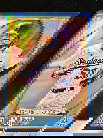 2021 Topps Gypsy Queen 250  Mookie Betts  Blue Refractor /150  Dodgers