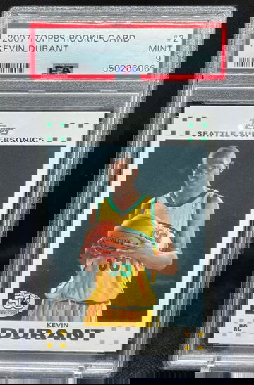 2007 Topps Kevin Durant PSA 9