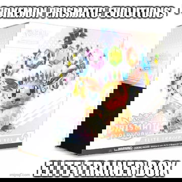 Pokemon Prismatic Evolutions Elite Trainer Box