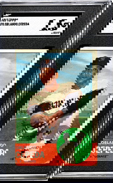 1963 Topps #520 Orlando Cepeda SGC 1.5