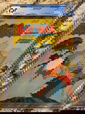 BATMAN #38 * D.C. COMICS * 1946/1947 * CGC 7.0 * JIM MOONEY * DICK SPRANG * PENGUIN COVER * 
