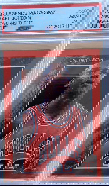 1992 Legends Magazine Michael Jordan PSA 9 pop 29 none higher!