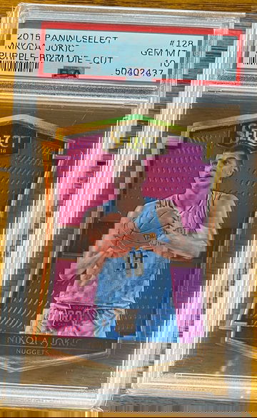 Nikola Jokic Select Purple /99 2015 Rookie RC Premier Die Cut 128 PSA Gem Mint 10