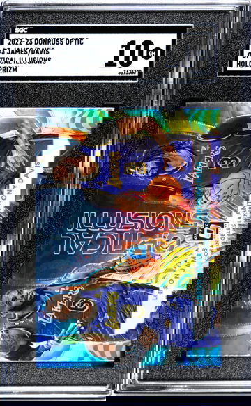 2022-23 Donruss Optic #3 James/Davis Optical Illusions Holo Prizm SGC 10