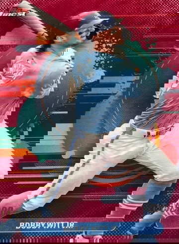 2025 Topps Finest Bobby Witt Jr. Uncommon Magenta Refractor /300 #198