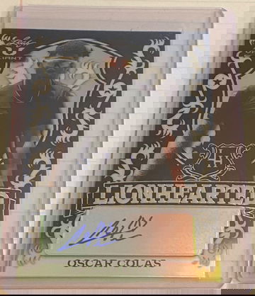 2021 Leaf Valiant Oscar Colas “Lionhearted” auto /75