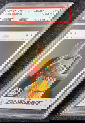 2007 Topps Kevin Durant RC PSA 10 Gem-Mint