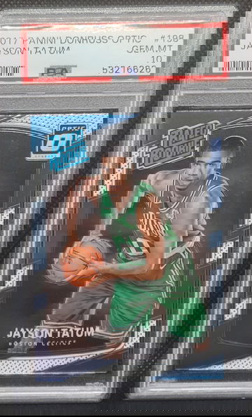 2017 Optic Jayson Tatum Rookie #198 RC PSA 10