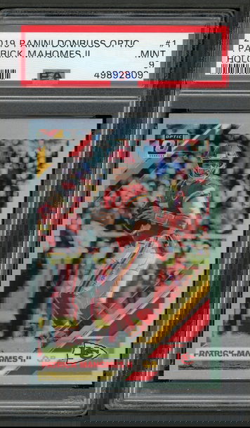 2019 Donruss Optic #1 Patrick Mahomes II Holo PSA 9