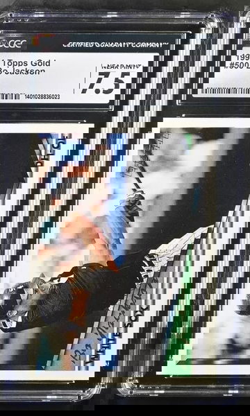 1994 Topps Gold Bo Jackson #500 White Sox HOF CGC 7.5