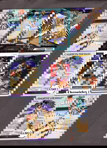 Lot of (10) Cameron Thomas Basketball Cards - Rookies, Nice Variety