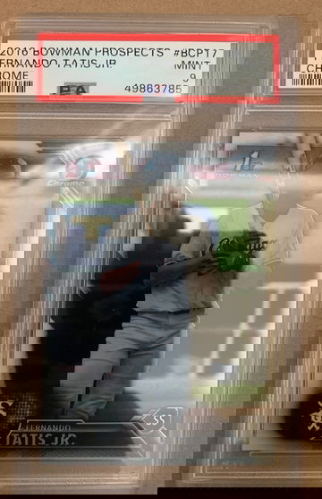 2016 bowman chrome Fernando tatis jr psa 9