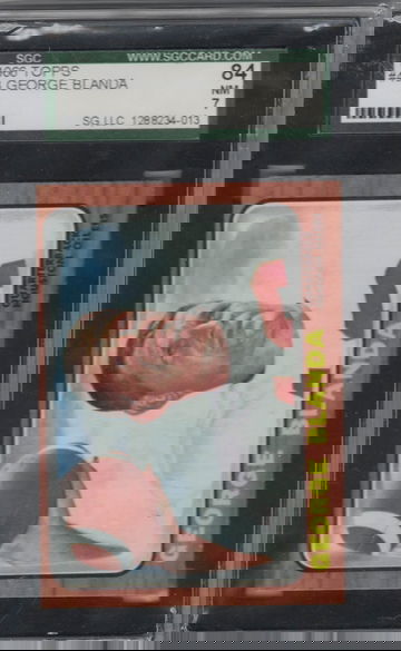 1966 Topps Football #48 George Blanda SGC 84 Nr Mt