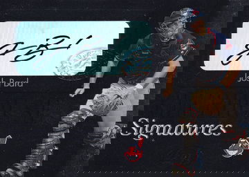 2003 Leaf Josh Bard #3 Silver 006/100 Autograph