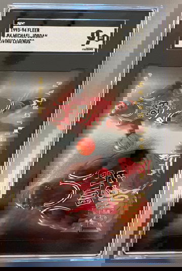 1993-94 Fleer #4 Michael Jordan Living Legends SGC 9