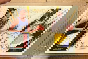 2020 Immaculate Collection Nikola Jokic Montrezl Harrell Dual Patch Jersey Number /15 💎