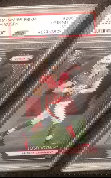 Josh Rosen 2018 Panini Prizm # 206 PSA 10