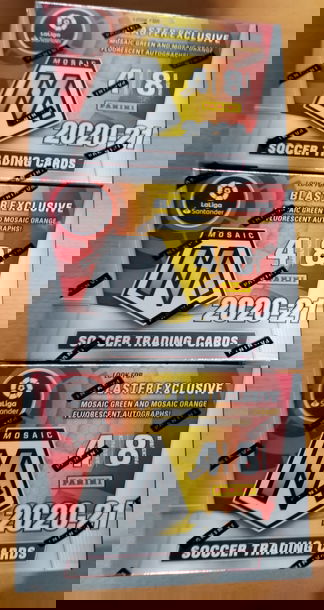 2020-21 Mosaic La Liga Blaster Lot of 3