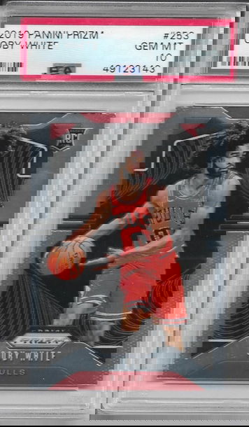 2019 Coby White Prizm PSA 10