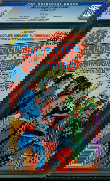 JUSTICE LEAGUE OF AMERICA #164, CGC 9.4 NM