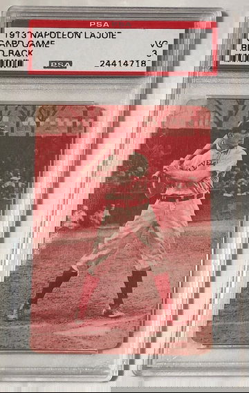 1913 NAPOLEON LAJOIE CARD GAME “RED BACK” VG 3