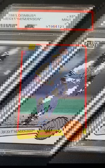 1983 DONRUSS #35 RICKEY HENDERSON PSA 9 MINT