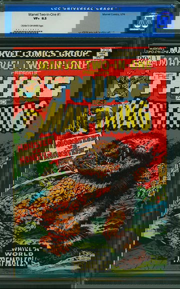 MARVEL TWO-IN-ONE #1, CGC 8.5 VF+