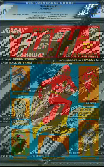 FLASH ANNUAL #1, CGC 7.0 FVF