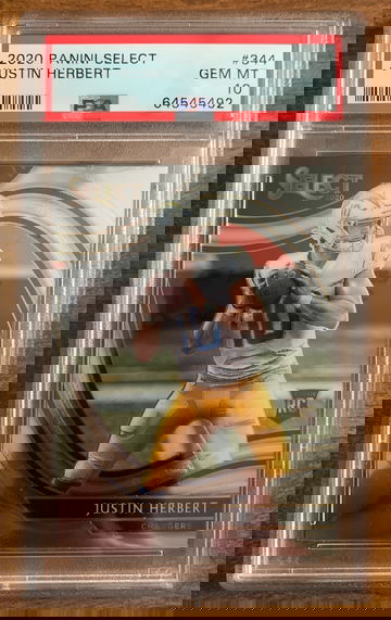 2020 Select Justin Herbert PSA 10