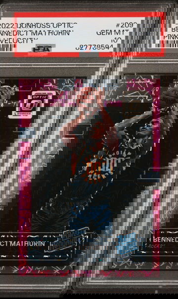 2022 Optic Bennedict Mathurin Pink Velocity #57/79