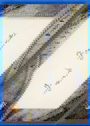 2014 TOPPS FIVE STAR FORD FRICK CUT AUTO 1/1