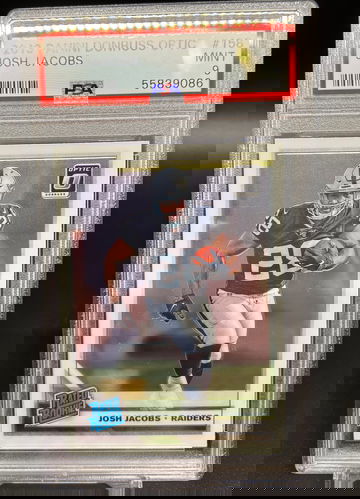 2019 Panini Donruss Optic Josh Jacobs PSA 9