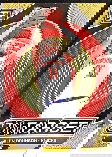 2024-25 Panini Totally Certified Jalen Brunson Neon Orange On Target /249 Knicks