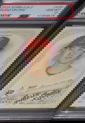 2018 Topps Shohei Ohtani Allen & Ginter RC Rookie PSA 10