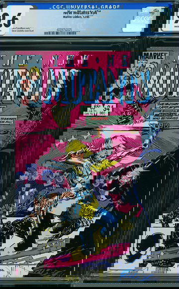 NEW MUTANTS #34, CGC 9.6 NM+