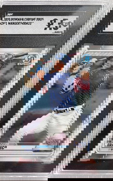 2020 Bowman Chrome Prospects BCP-1 Wander Franco SGC 9.5