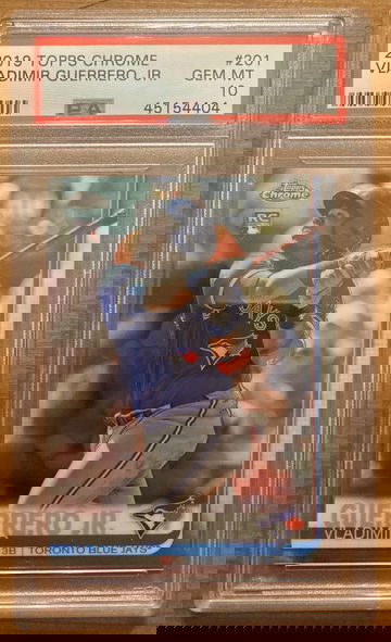 Vladimir Guerrero Jr. Topps Chrome RC PSA 10