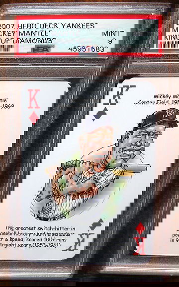 Mickey Mantle 2007 Hero Decks PSA 9