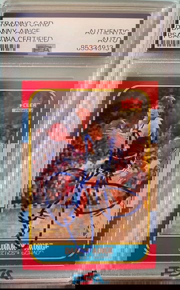 1986 Fleer Danny Ainge Signed Rookie Card PSA/DNA Authenticated Auto