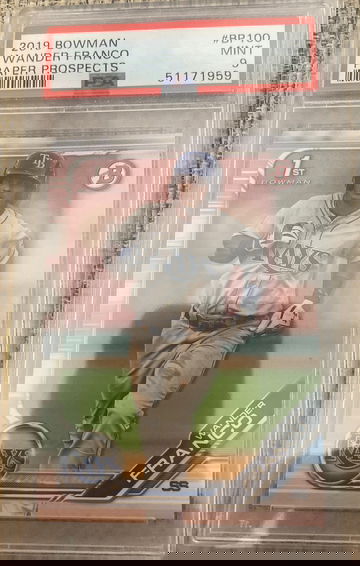 2019 Bowman Wander Franco BP100 PSA 9 mint