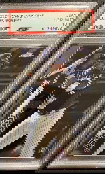 2020 Topps Chrome Luis Robert #60 PSA 10