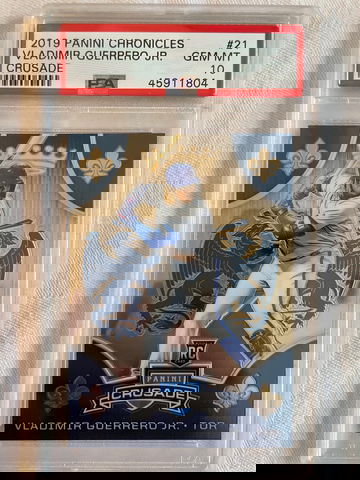 2019 Panini Chronicles Vladimir Guerrero Jr. Crusade RC PSA 10