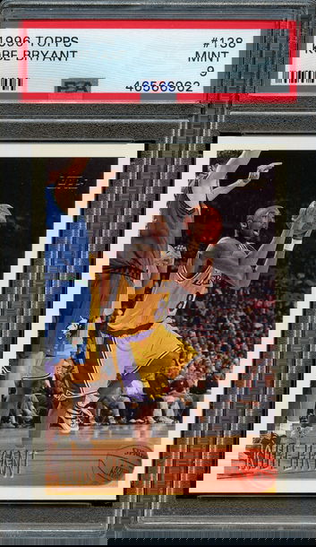 1996 Topps #138 Kobe Bryant PSA 9 Mint