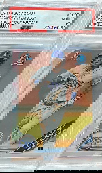 2019 Bowman Chrome 1st Wander Franco PSA 9 MINT