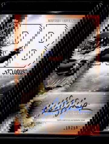 2024 Topps Signature Class Veterans Class Marshall Faulk #VCA-MF Auto /50