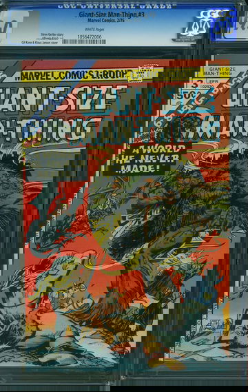 GIANT-SIZE MAN-THING #3, CGC 9.0 VFNM